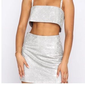 White Fox Boutique One Last Time Mini Skirt